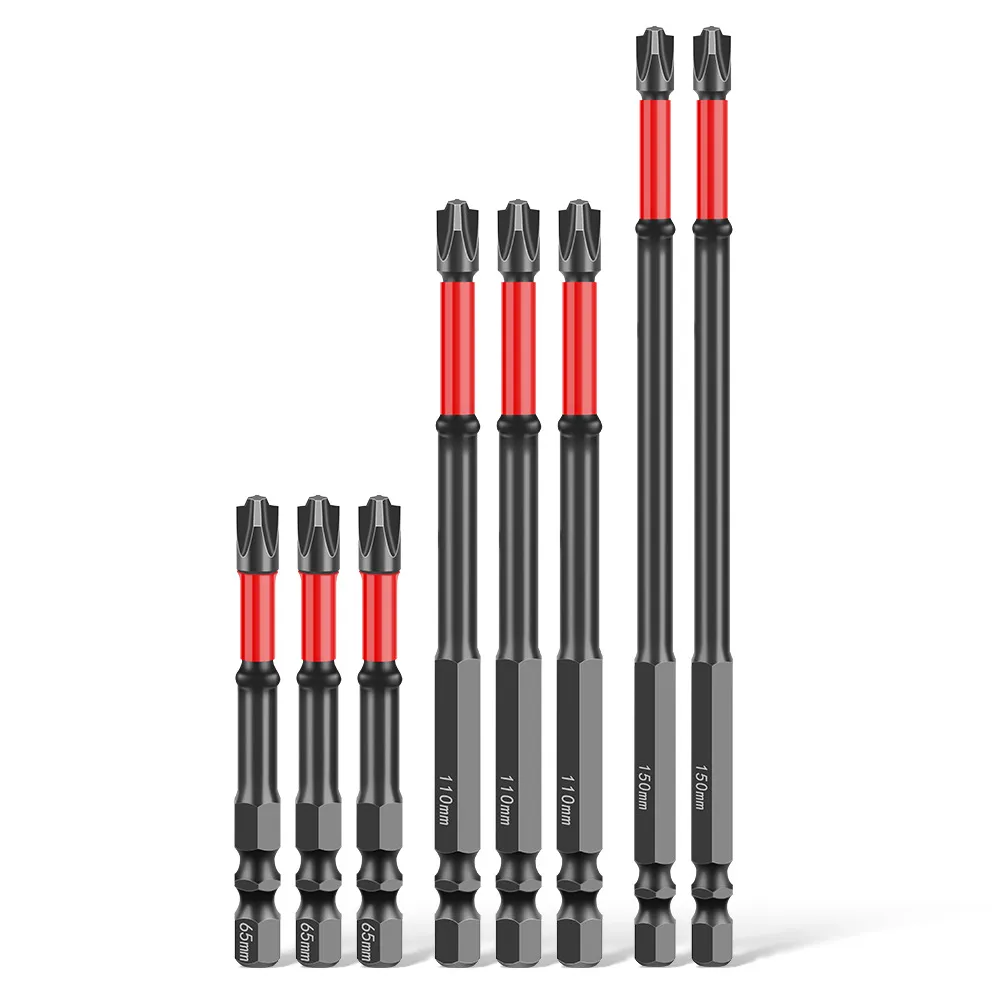 Magnetic Anti‑Slip Screwdriver Bit Set – Phillips & Slotted Bits for Electricians, Socket, Circuit Breaker & Switch Panel Disassembly
